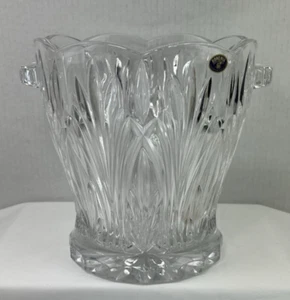 Royal Limited Bohemia 24% Lead Crystal Ice Bucket Champ. Chiller Czech Republic - Picture 1 of 9