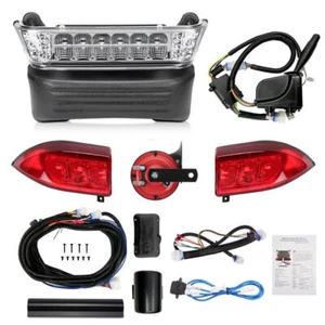 Club Car Precedent Deluxe Street Legal Golf Cart LED Headlight Tail Lights Kit - Picture 1 of 12
