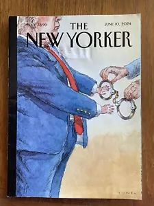 New Yorker 2024 June 10~Trump in handcuffs~Man of conviction~Jenny Holzer~Freud - Picture 1 of 11