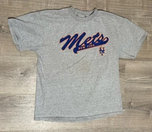 Vintage 2002 MLB Major League Baseball New York Mets T-Shirt Tee Size Large L - Picture 1 of 9