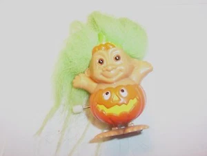RUSS BERRIE TROLL HALLOWEEN PUMPKIN  - Picture 1 of 1