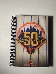 2012 New York Mets Baseball Media Guide 50th Anniversary - Picture 1 of 3