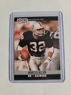 1990 Pro Set Marcus Allen Los Angeles Raiders #538 Mint Shape Football Card  - Image 1 of 2