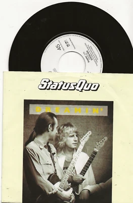 STATUS QUO DREAMIN' ORIGINAL SINGLE FROM NETHERLANDS, MINT - Image 1 of 2