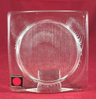 Marco de fotos de vidrio con diseño de Wiesenthalhutte vintage ovalado independiente Foto 1 de 4