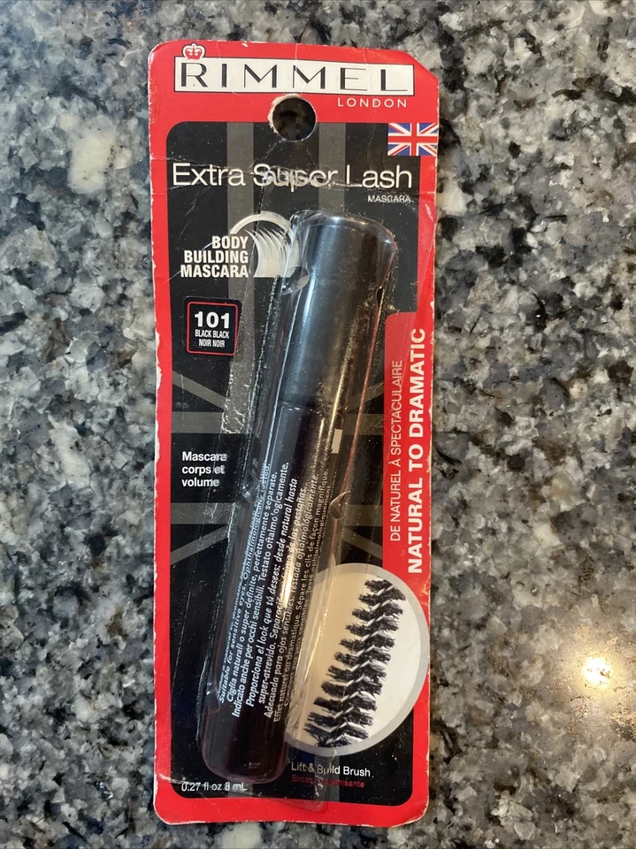 Rimmel Extra Super Lash Mascara, Black-Black 101, 0.27 oz - Image 1 of 1