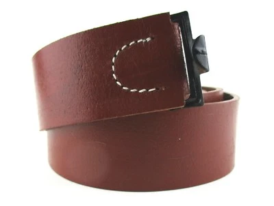 Wehrmacht Luftwaffe Lederkoppel Gr. 100 Koppelriemen Leibriemen braun