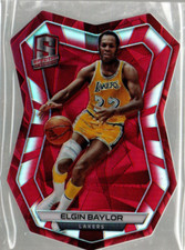 2015-16 Panini Spectra Prizms Red Die Cut #69 Elgin Baylor /25