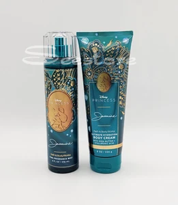 Bath & Body Works Jasmine Disney Princess Body Mist & Body Cream Set of 2 - Picture 1 of 3