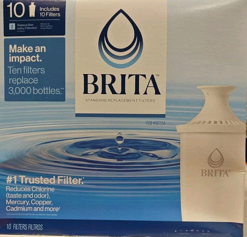 Brita 987554 Pitcher Replacement Filters - 10 Pack - Image 1 of 1