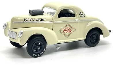 M2 MACHINES AUTO HAULERS 1941 WILLYS COUPE GASSER COCA-COLA LOOSE - Image 1 of 4