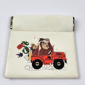 Vintage Busch Gardens Tampa Florida Coin Purse Gorilla & Snake in Jeep RARE - Picture 1 of 3