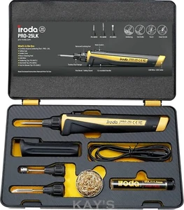 Iroda PRO25LK Rechargeable Soldering Iron Kit Compact Cordless Lithium USB 500°C - Picture 1 of 13