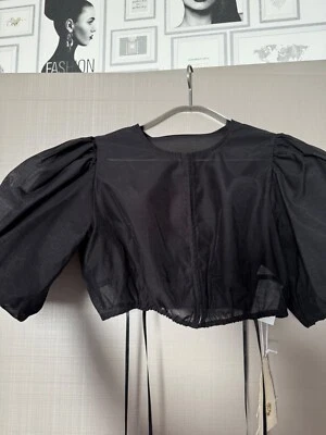 Sportalm Dirndlbluse , Schwarz, Gr 40 L - Bild 1 von 4