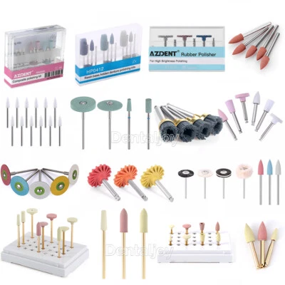 Dental Composite Polishing Kit Diamond Burs RA HP Polisher For Contra Angle - Image 1 of 4