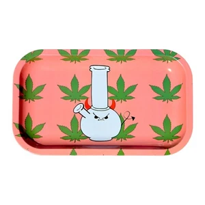 Angry Devil Metal Rolling Tray - Premium Quality Decorative Art Tray Size 625x11 - Picture 1 of 3