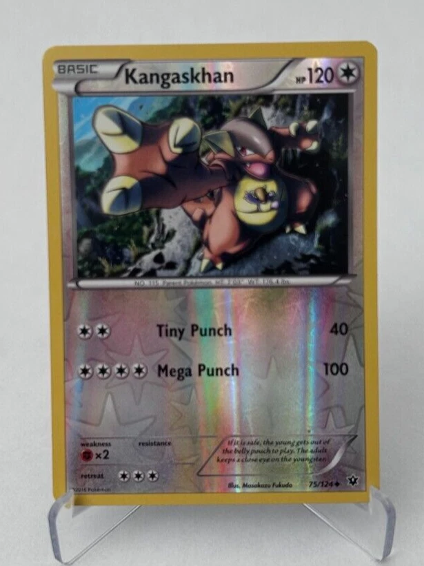 Kangaskhan Pokémon Fates Collide 75/124 Reverse Holo Uncommon - Image 1 of 1