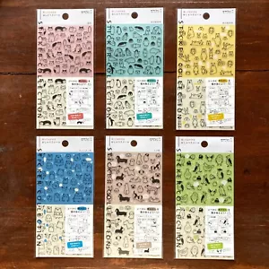 MIDORI Adesivi per Notebook Chatty Schedule Guarnizioni 6 Tipo Stick e Pull Off - Foto 1 di 61