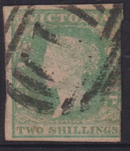 VICTORIA - 1854 2/- Dull Bluish GREEN  SG 95 GU Cv £250 [F0276] - Bild 1 von 2