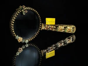 Alexander Kalifano Magnifying Glass with Swarovski Crystals 6 7/8" L NIB - Picture 1 of 12