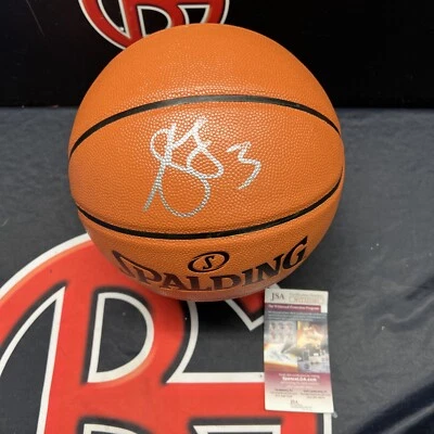 Steve Francis Autographed Spalding Game Basketball Houston Rockets JSA - Image 1 of 4