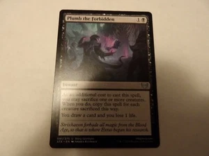 Plumb the Forbidden STRIXHAVEN MTG POCO COMÚN CASI NUEVO/M - Imagen 1 de 2