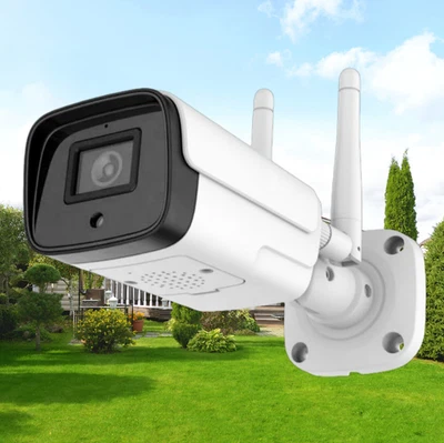 Telecamera IP WiFi Bullet Full HD 1080P: 2MP, Visione Notturna Infrarossi 2025 - Immagine 1 di 4