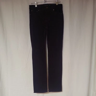 Calça de veludo feminina Lauren Ralph Lauren berinjela tamanho 2P algodão casual - Imagem 1 de 4