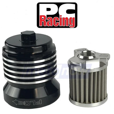 PC Racing FLO Spin On Stainless Steel Oil Filter for 1990-1992 BMW K75RT - vw - Изображение 1 из 4