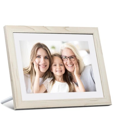 Digital Picture Frame WiFi 10 inch IPS Touch Screen Digital Photo Frame Displ... - Image 1 of 4