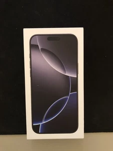 NEW Apple iPhone 16 Pro Max 1TB Black Titanium Factory Unlocked - Dual Sim - Photo 1 sur 1