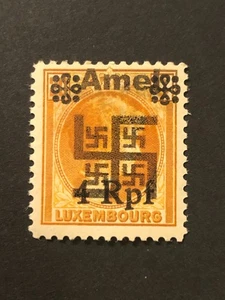 Germany WWII propaganda fantasy overprint  (BELGIUM/AMEL)  ? Rpf.  MH #c25 - Picture 1 of 2