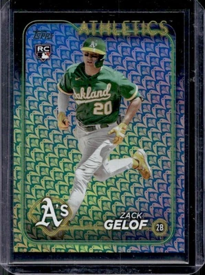 2024 Topps Zack Gelof RC Holiday Rookie #166 Athletics - Image 1 of 2