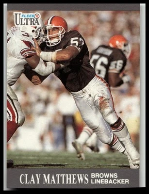 1991 Ultra #31 Clay Matthews - Image 1 of 2