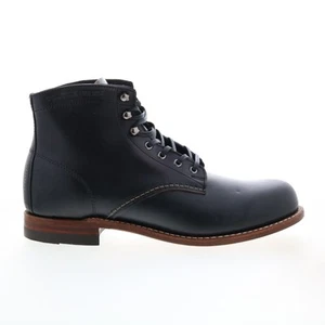 Wolverine 1000 Mile Plain Toe Boot W05300 Mens Black Casual Dress Boots - Picture 1 of 5