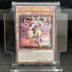 Maliss P White Rabbit CRBR-EN015 - Ultra Rare - Yu-Gi-Oh! Crossover Breakers NM - Picture 1 of 2
