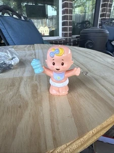 Fisher Price Little People Figura Juguete Bebé Biberón Azul D1 - Imagen 1 de 6