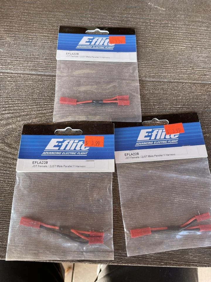 Jst Female/2jst Male Parallel Y Harness (3) Pkgs - Image 1 of 1