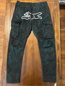 Icecream Cargo Pants Mens Large Green Camo Joggers Billionaire Boys Club - Picture 1 of 9