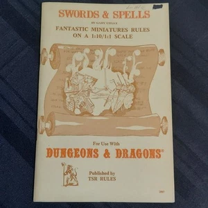 Dungeons & Dragons Swords & Spells #2007 TSR 3rd Printing, March 1978 - Picture 1 of 8