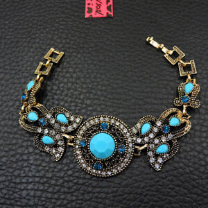 New Fashion Betsey Johnson Rare Alloy Rhinestone Flower Bracelet Jewelry