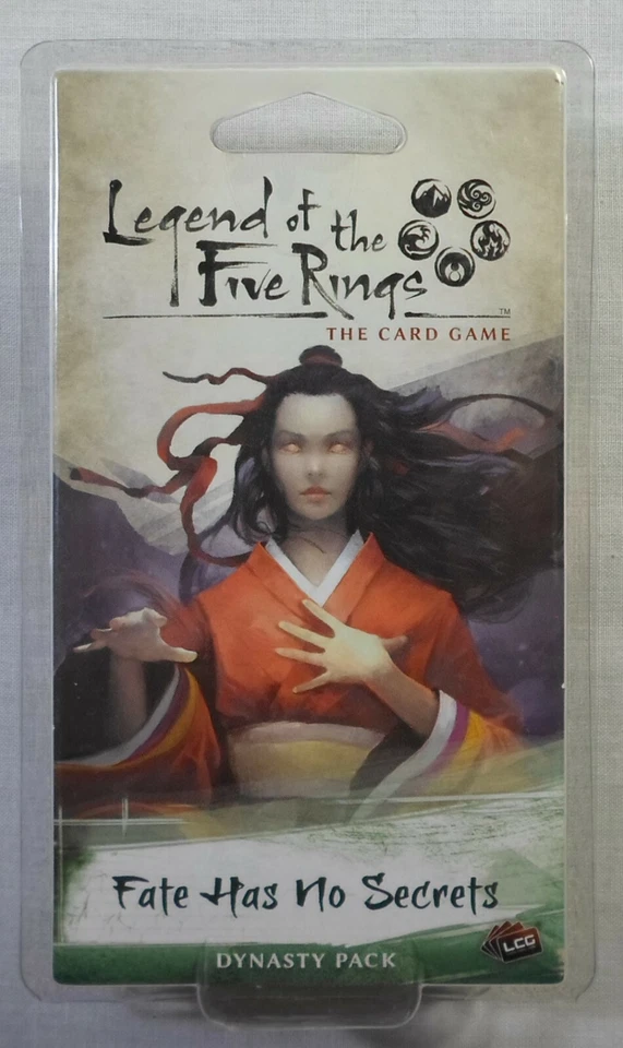 LEGEND OF THE FIVE RINGS L5R LCG FATE IS NO SECRETS DINASTY PACK SELLADO Foto 1 de 4