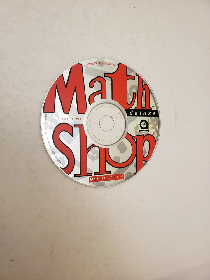 Math Shop Deluxe Scholastic V 1.0 Empowers Kids to Master Math . Win/Mac PC Game - Image 1 of 1