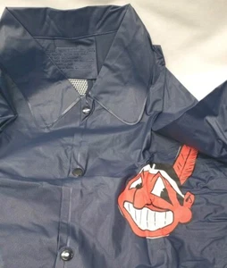 Chaquetas de lluvia vintage de los años 70 Cleveland Indians Chief Wahoo Fan Giveaway, nuevas en stock 4 piezas - Imagen 1 de 11