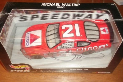 MICHAEL WALTRIP #21 CITGO AUTOGRAFIADO NASCAR HOT WHEELS ESCALA 1:24 (59) Foto 1 de 3