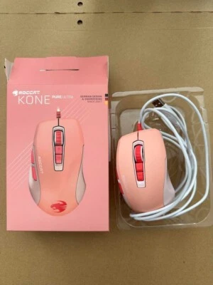 ROCCAT KONE PURE ULTRA CORALBLOOM ROC-11-740 Gaming Mouse USED F/S - Image 1 of 4