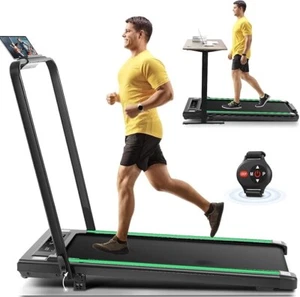 Under Desk Treadmill with Incline, 300lbs Walking Pad Treadmill with Handle Bar - Picture 1 of 12