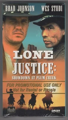 Lone Justice: Showdown at Plum Creek (Factory Sealed VHS Screener) Wes Studi - Image 1 of 2