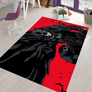Batman Rug 6, Fan Rug, Area Rug,Non Slip Floor Carpet,Kids Rug,Super Heroes - Picture 1 of 7