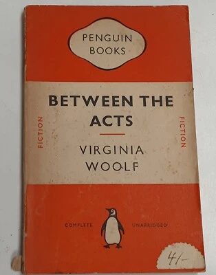 Vintage Between The Acts por Virginia Woolf 1953 PB Penguin Fiction Seu Último Livro - Imagem 1 de 4